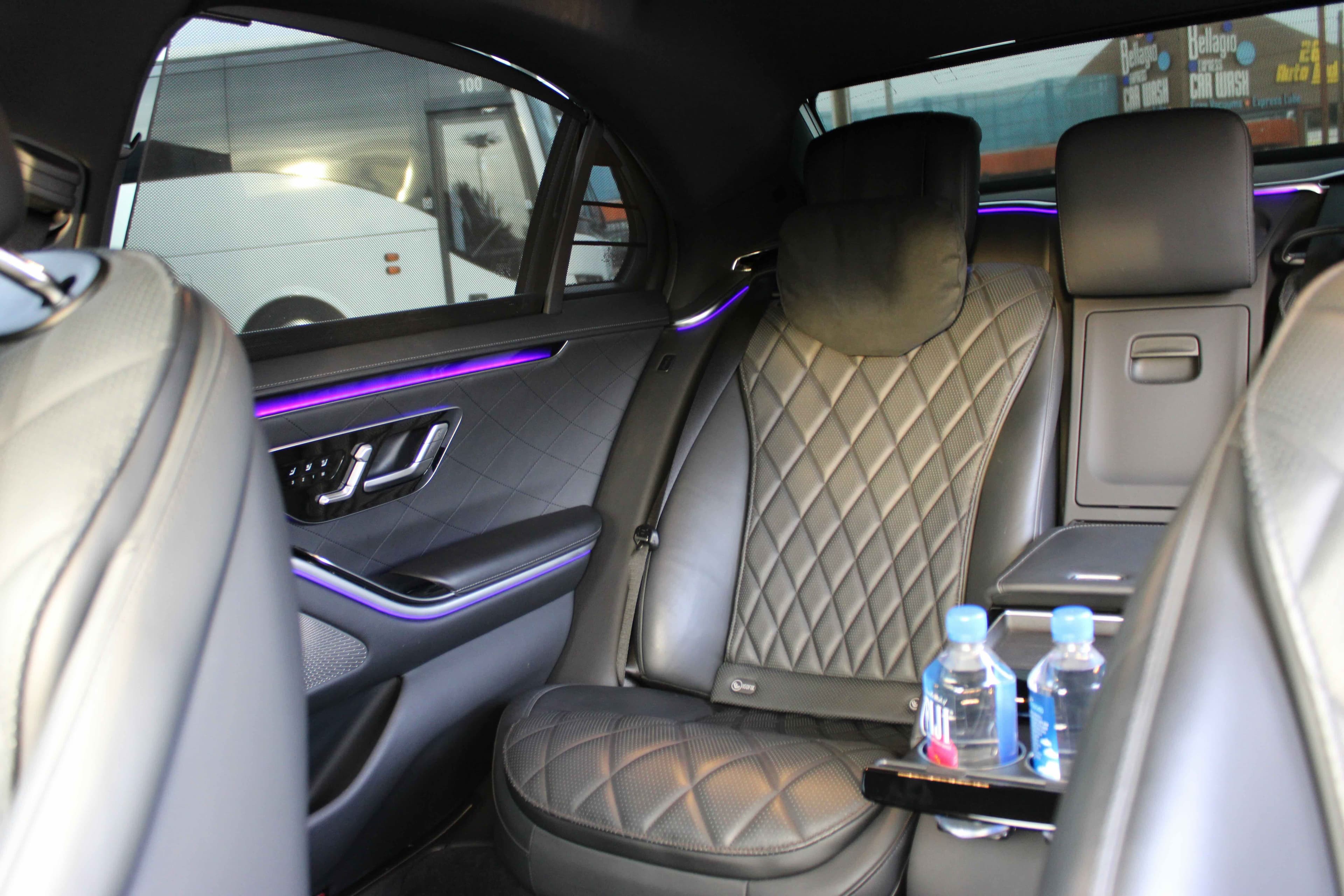 Imperial Ride luxury black Mercedes-Benz sedan